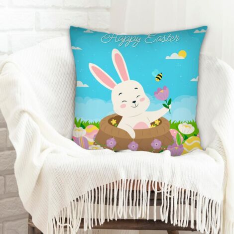 Housses de coussin en polyester résistante à fermeture éclair invisible pour chambre salon décoration de la saint-valentin (1/5)