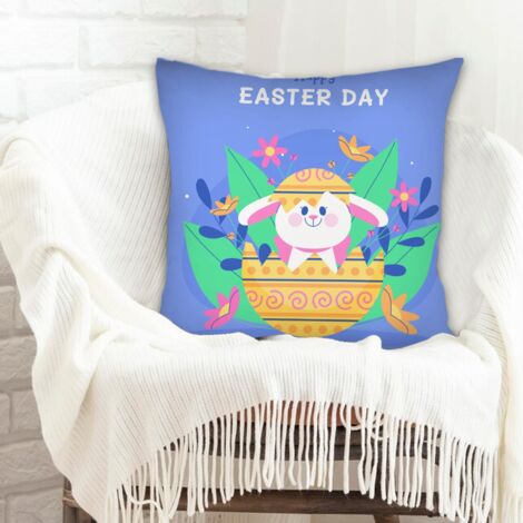 Housse de coussin de salon facile d'entretien pour canapé lit salon chambre à coucher (1/5)
