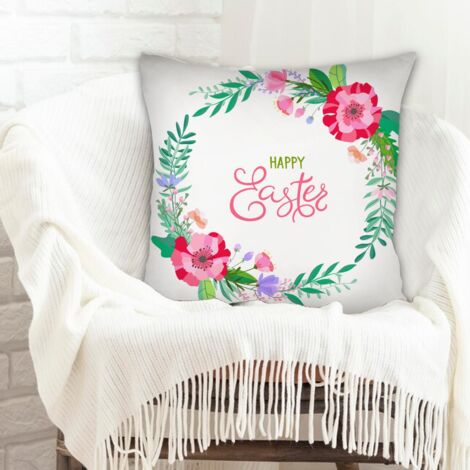 Housse de coussin décorative salon facile d'entretien pour canapé chambre salon décoration de la saint-valentin (1/5)