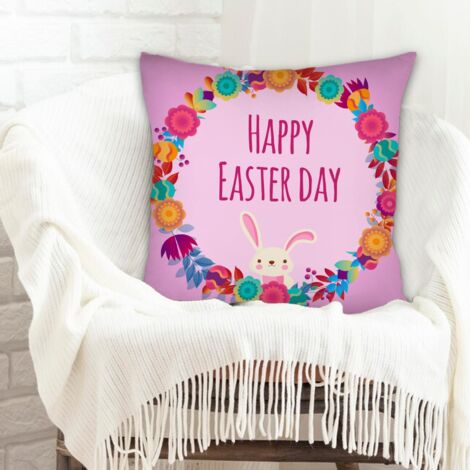 Housse de coussin sans coussin 45x45 rustique pour salon chambre décoration de la saint-valentin (1/5)