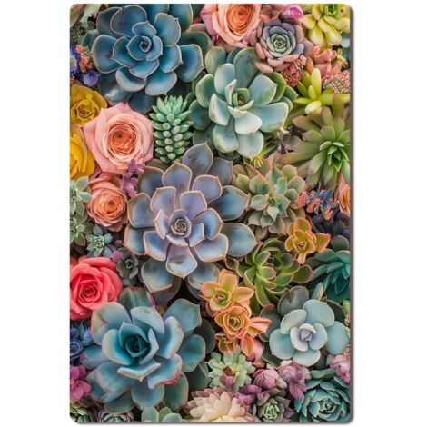 Plaque en Métal Vintage Art Murale pour Jardin de Fleurs de Pêcher, Éclat Printanier et Romance 30x20 cm. (1/5)