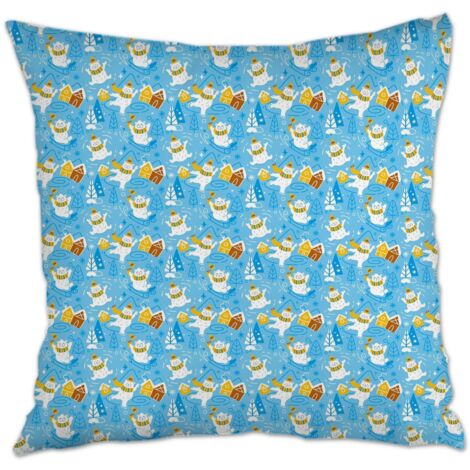 Housse de coussin 45x45 cm carrée lavable pour salon chambre décoration de la saint-valentin (1/5)