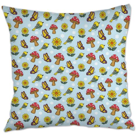 Housse de coussin 45x45 cm en polyester doux pour Noël, la Saint-Valentin, anniversaire (1/5)