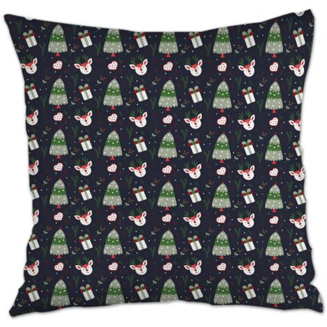 Housse de coussin décorative fermeture à glissière pour canapé chambre à coucher salon (1/5)