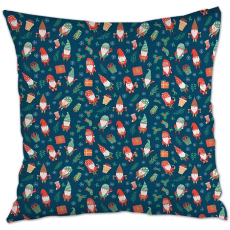 Housse de coussin 45x45 cm en polyester doux pour anniversaire, la Saint-Valentin, Noël (1/5)