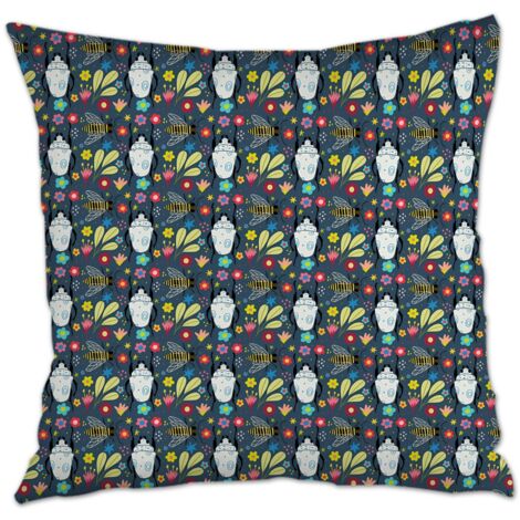 Housse de coussin fermeture à glissière pour canapé chambre à coucher salon (1/5)