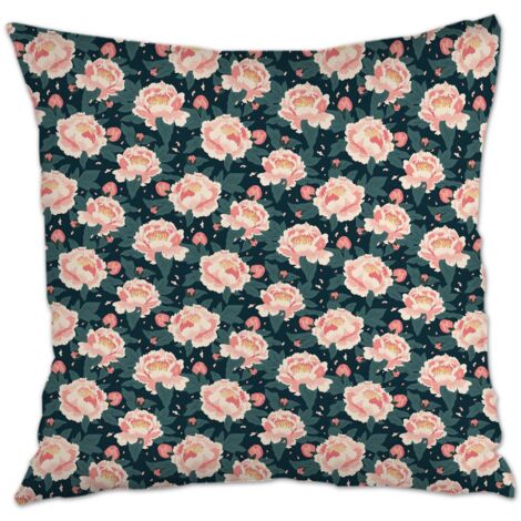 Housse de coussin carréefacile d'entretien pour canapé ou lit décoration de la saint-valentin (1/5)