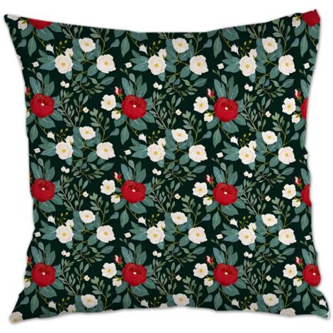 Housse de coussin carrée standard 45x45cm résistant aux tachespour canapé lit salon chambre à coucher décoration de la saint-valentin (1/5)