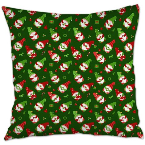 Housse de coussin 45x45 cm en polyester cachée zippée pour chambre à coucher salon décoration de la saint-valentin (1/5)
