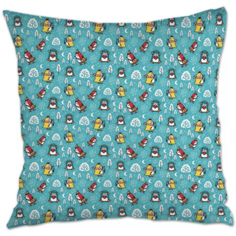 Housse de coussin sans coussin à fermeture éclair invisible pour canapé ou lit décoration de la saint-valentin (1/5)