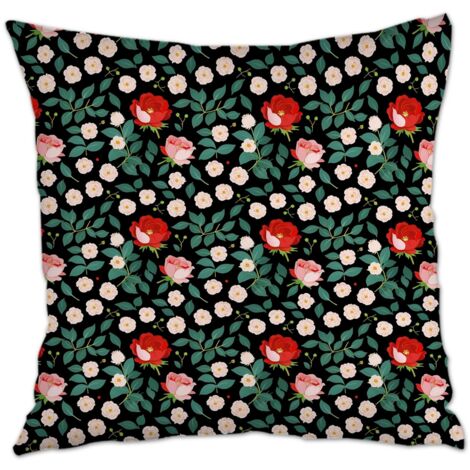 Housse de coussin décorative salon facile d'entretien pour la Saint-Valentin, mariage, anniversaire, naissance de bébé (1/5)