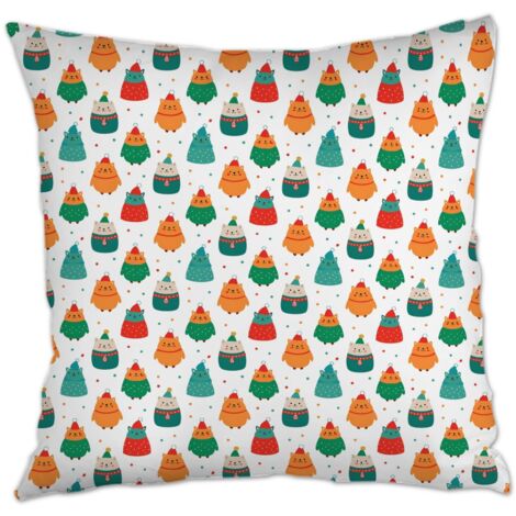 Housse de coussin sans coussin 45x45 à fermeture éclair invisible pour cadeau de la saint-valentin (1/5)