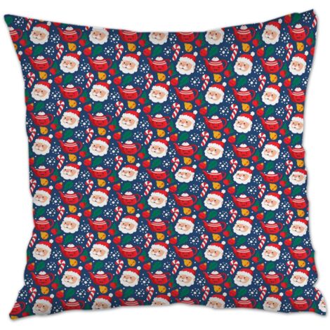 Housse de coussin 45x45 cm carrée à fermeture éclair invisible pour chambre à coucher salon (1/5)