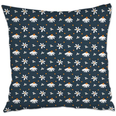 Housse de coussin 45x45 cm carrée à fermeture éclair invisible pour le Jour de l'An, Noël, Pâques (1/5)