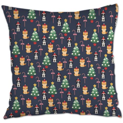 Housse de coussin 45x45 cm en polyester léger pour décoration de maison et de chambre la saint-valentin (1/5)
