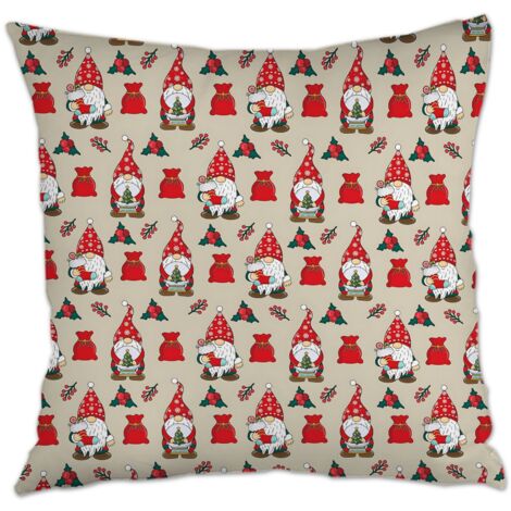 Housse de coussin sans coussin 45x45 à fermeture éclair invisible pour mariage, anniversaire, la Saint-Valentin, la Fête des Mères (1/5)