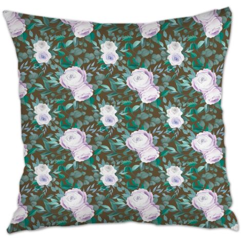 Housse de coussin carréelavable pour canapé lit salon chambre décoration de la saint-valentin (1/5)