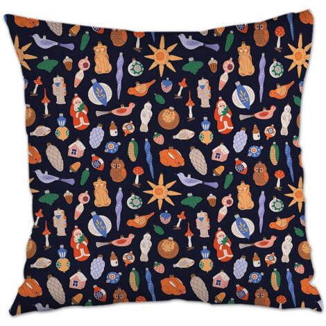 Housse de coussin 45x45 cm en polyester résistant aux tachespour commémoratif de remise de diplôme (1/5)