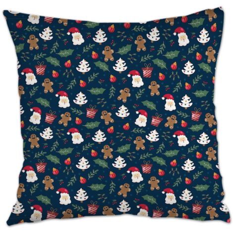 Housses de coussin en polyester résistante doux et respirant pour noël action de grâce (1/5)