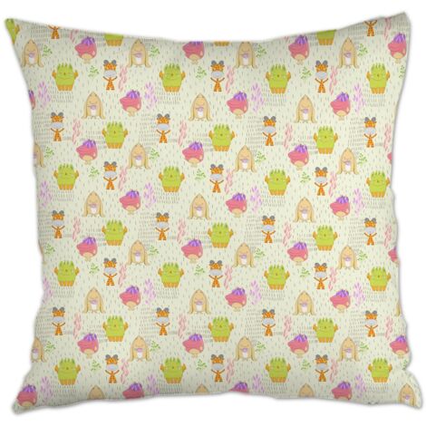 Housse de coussin décorative salon facile d'entretien pour canapé, chambre, salon (1/5)