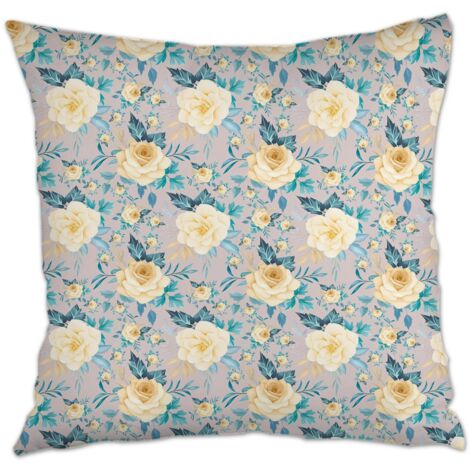 Housse de coussin 45x45 cm en polyester fermeture à glissière pour anniversaire, naissance de bébé, la Saint-Valentin (1/5)