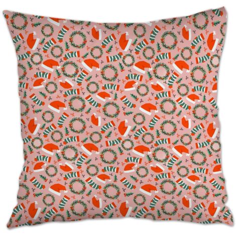 Housse de coussin carrée standard 45x45cm rustique pour décoration de Pâques pour la maison (1/5)