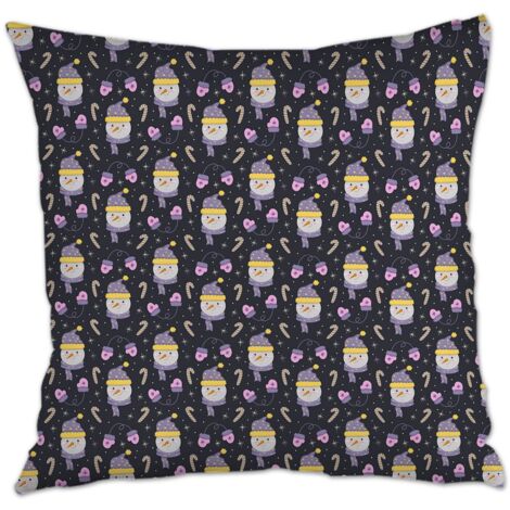 Housse de coussin 45x45 cm carrée durable pour anniversaire de mariage la saint-valentin (1/5)
