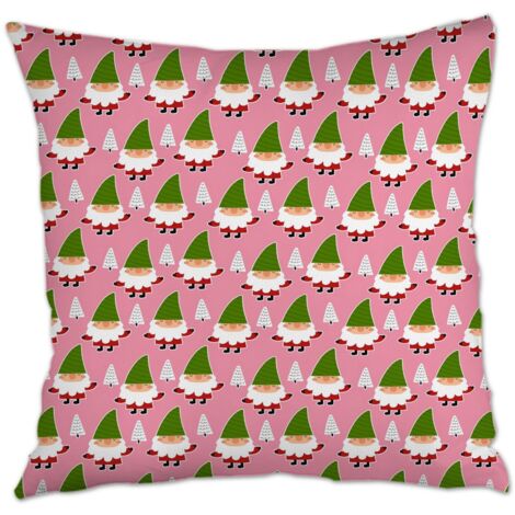 Housse de coussin 45x45 cm en polyester rustique pour canapé lit salon chambre décoration de la saint-valentin (1/5)