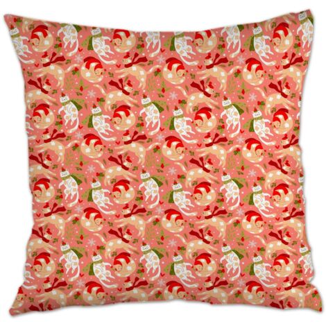 Housse de coussin carrée standard 45x45cm à fermeture éclair invisible pour décoration de Pâques (1/5)
