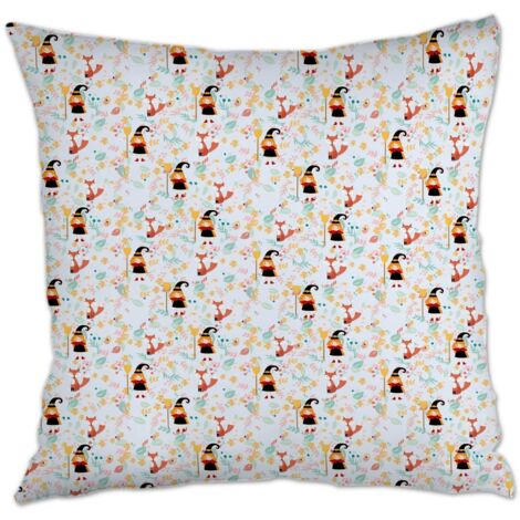 Housses de coussin en polyester résistante lavable pour décoration de noël de famille (1/5)