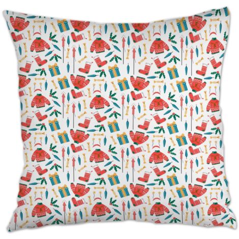 Housse de coussin 45x45 cm carrée à fermeture éclair invisible pour la Fête des Pères (1/5)