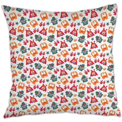 Housse de coussin carréelavable en machine pour canapé ou lit décoration de la saint-valentin (1/5)