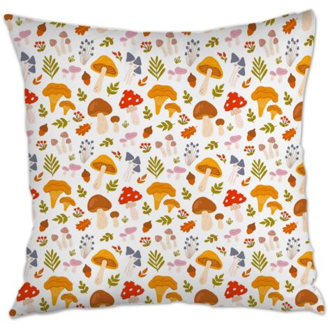 Housse de coussin carrée standard 45x45cm lavable pour mariage, anniversaire, la Saint-Valentin, la Fête des Mères et des Pères (1/5)