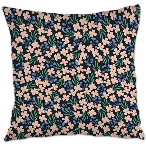 Housse de coussin 45x45 cm en polyester cachée zippée pour le Jour de l'An, Noël, Pâques (1/5)