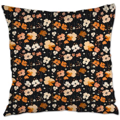 Housse de coussin carrée standard 45x45cm maison douce confortable pour couples petite amie (1/5)