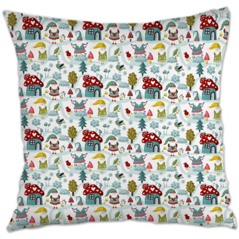 Housse de coussin décorative salon lavable pour la Fête des Mères et des Pères (1/5)