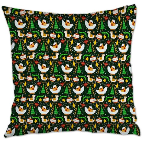 Housse de coussin 45x45 cm en polyester résistant pour la Saint-Valentin, mariage, anniversaire, naissance de bébé (1/5)