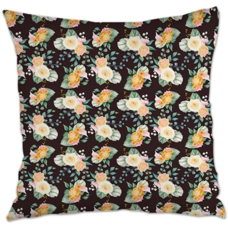 Housse de coussin 45x45 cm carrée résistant pour la Saint-Valentin, mariage, anniversaire, naissance de bébé (1/5)