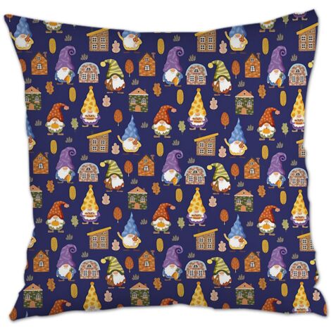Housse de coussin pour décoration intérieure fermeture à glissière pour Noël, l'Action de grâce, anniversaire, la Fête des Mères (1/5)
