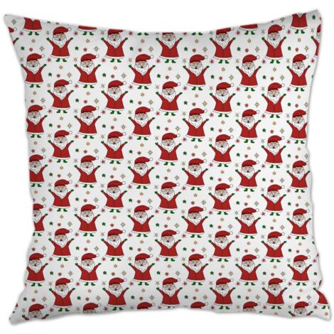 Housses de coussin décoratives lavable en machine pour le Jour de l'An, Noël, Pâques (1/5)