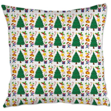 Housse de coussin 45x45 cm carrée doux et respirant pour mariage, anniversaire, naissance de bébé (1/5)