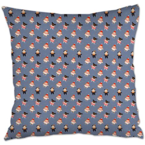 Housse de coussin 45x45 cm carrée facile d'entretien pour canapé lit salon chambre décoration de la saint-valentin (1/5)