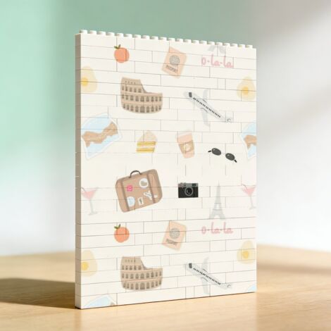 Souvenir en blocs mignon de bonheur : une touche chaleureuse pour votre foyer (1/5)