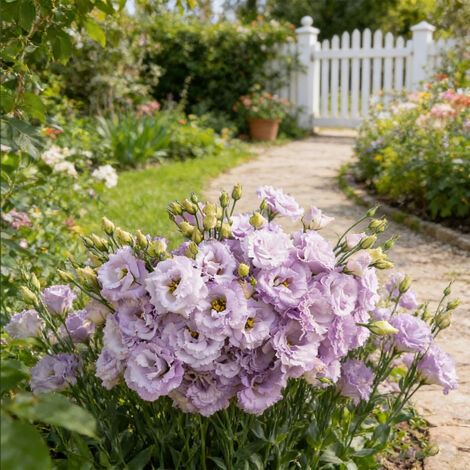 1000 Graines de Lisianthus Lavande – Fleur Douce et Romantique, Idéale pour Massifs et Culture en Pot (1/5)