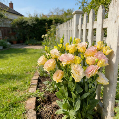1000 Graines Lisianthus Champagne – Eustoma Raffiné et Lumineux, Facile à Cultiver en Pots ou Terrasse (1/5)