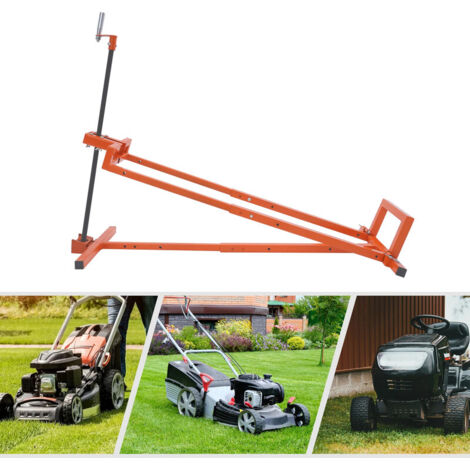 Cric de tondeuse à gazon et tracteur, capacité de charge 880 lb, outil de levage pour entretien des machines de pelouse et équipements de jardin (1/5)
