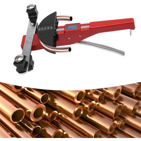 Cintreuse à cliquet 6–22 mm – 7 matrices – outil de plomberie pour tubes cuivre et aluminium – cintrage rapide 90° (1/5)