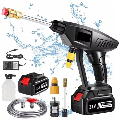 Makita-Nettoyeur haute pression sans fil, nettoyeur, odorà eau, lavage de jardin, machine à livres, batterie 18V, 30000mAh, 60 bars, Avec 1 batterie (1/5)