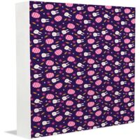 Décoration murale, cadeau commémoratif pour chien, panneau en bois en forme de boîte, idéal pour les étudiants, pour la Saint-Valentin, la fête des mères et la fête des pères.