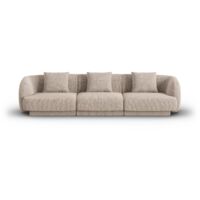 Canapé 3 places en chenille beige